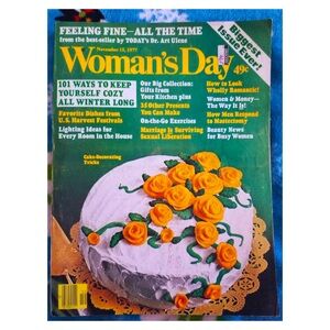 Vintage 70s Woman’s Day Ladies Magazine November 1977